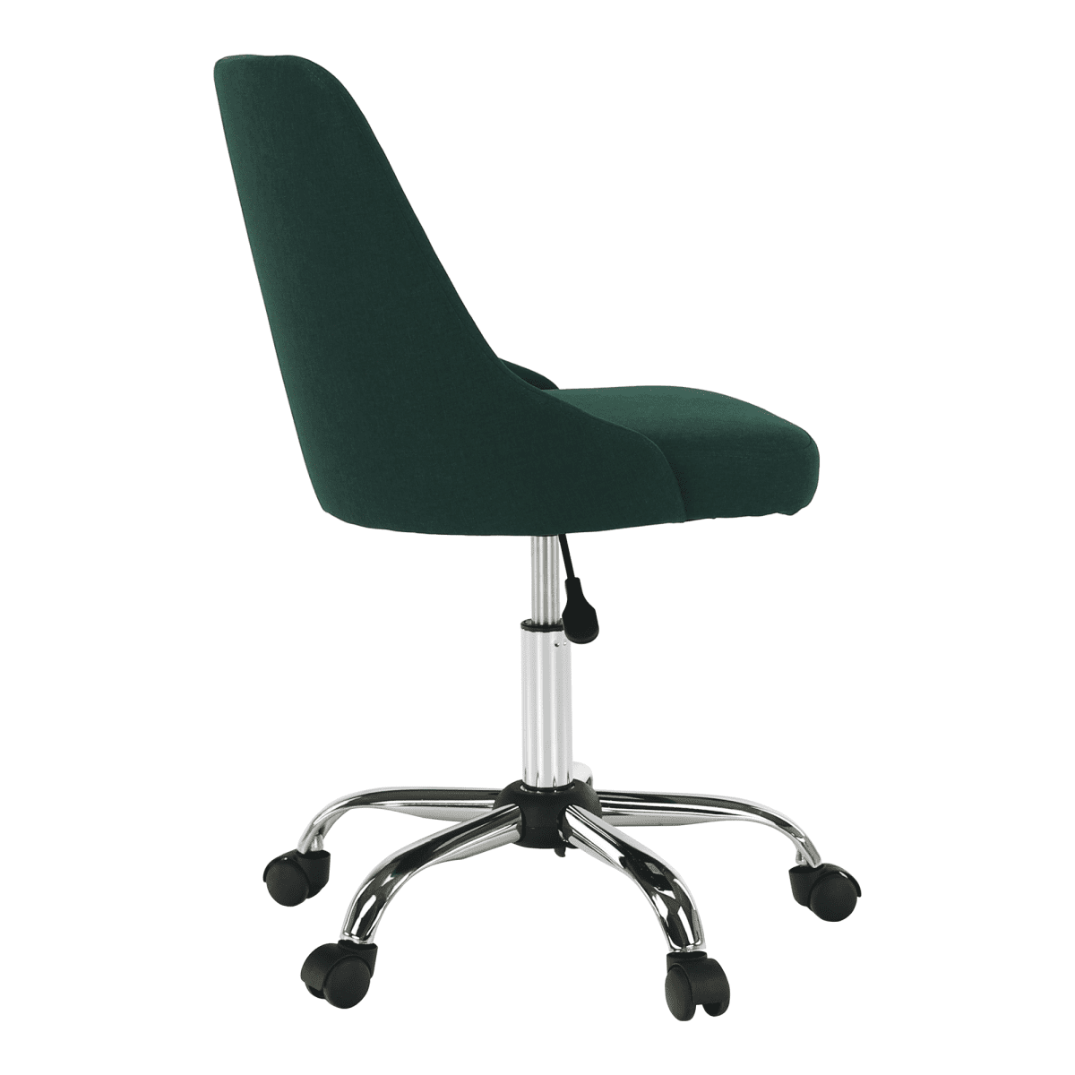Irodai szék, smaragd színű/króm, EDIZ