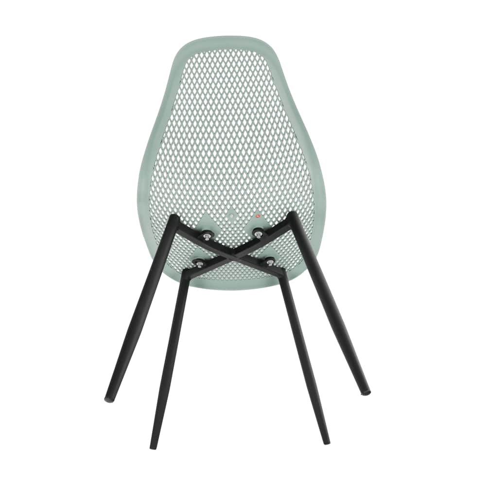 Étkező szék, zöld/fekete, TEGRA TYP 2
