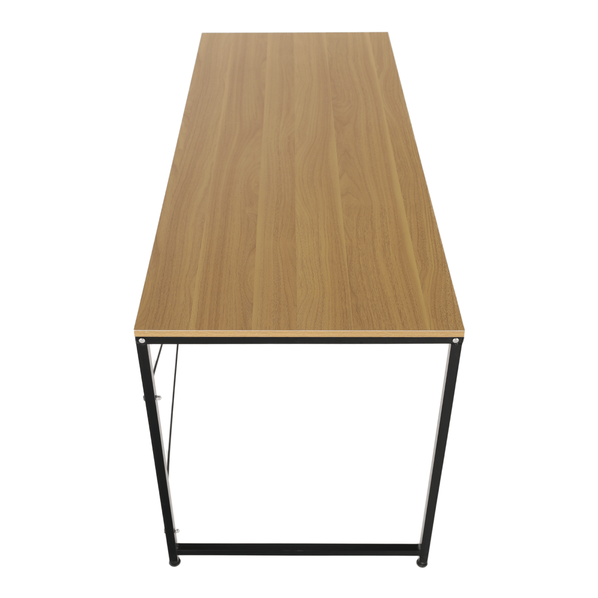Íróasztal tölgy/fekete, 150x60 cm, MELLORA