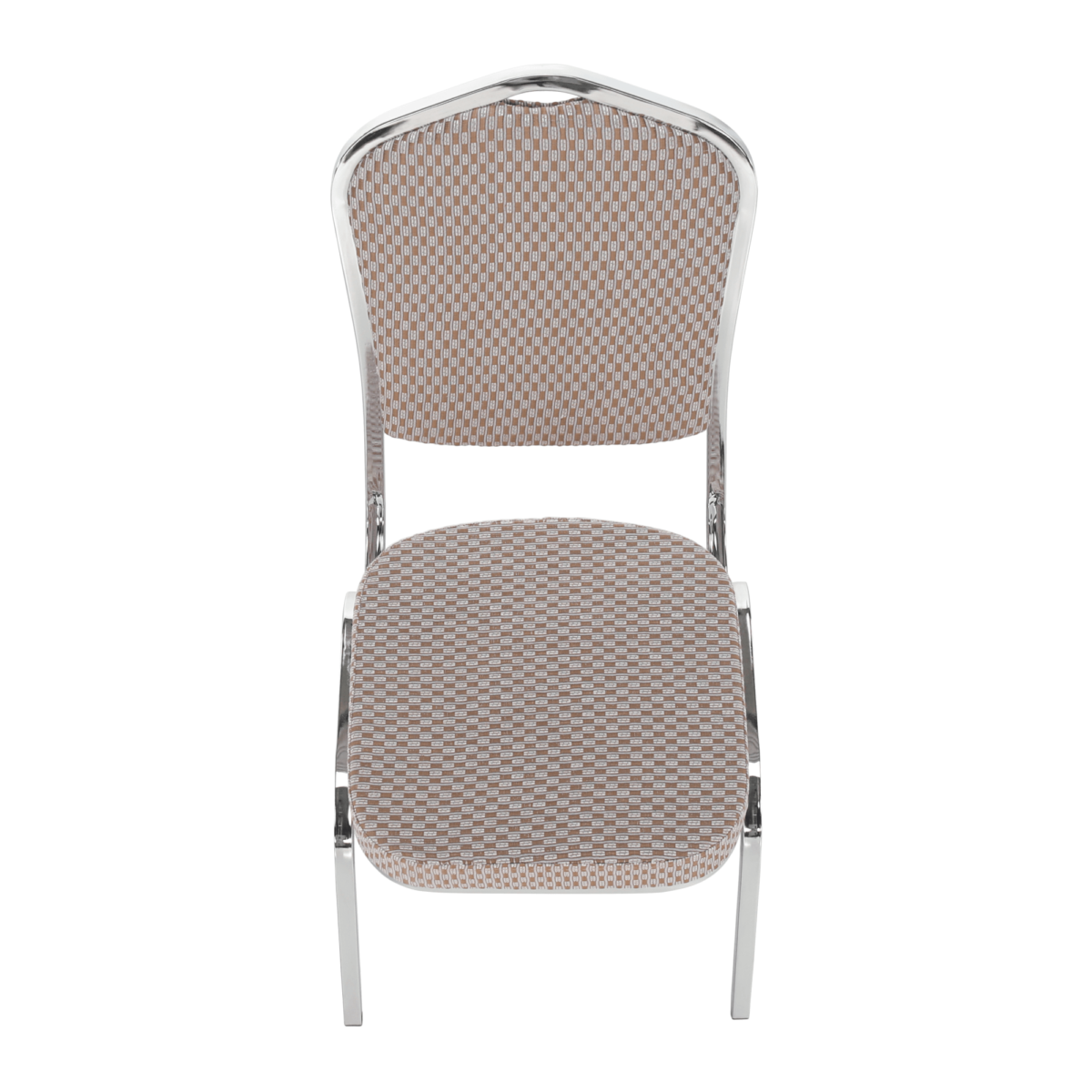 Rákásolható szék, bézs/minta/króm, ZINA 3 NEW
